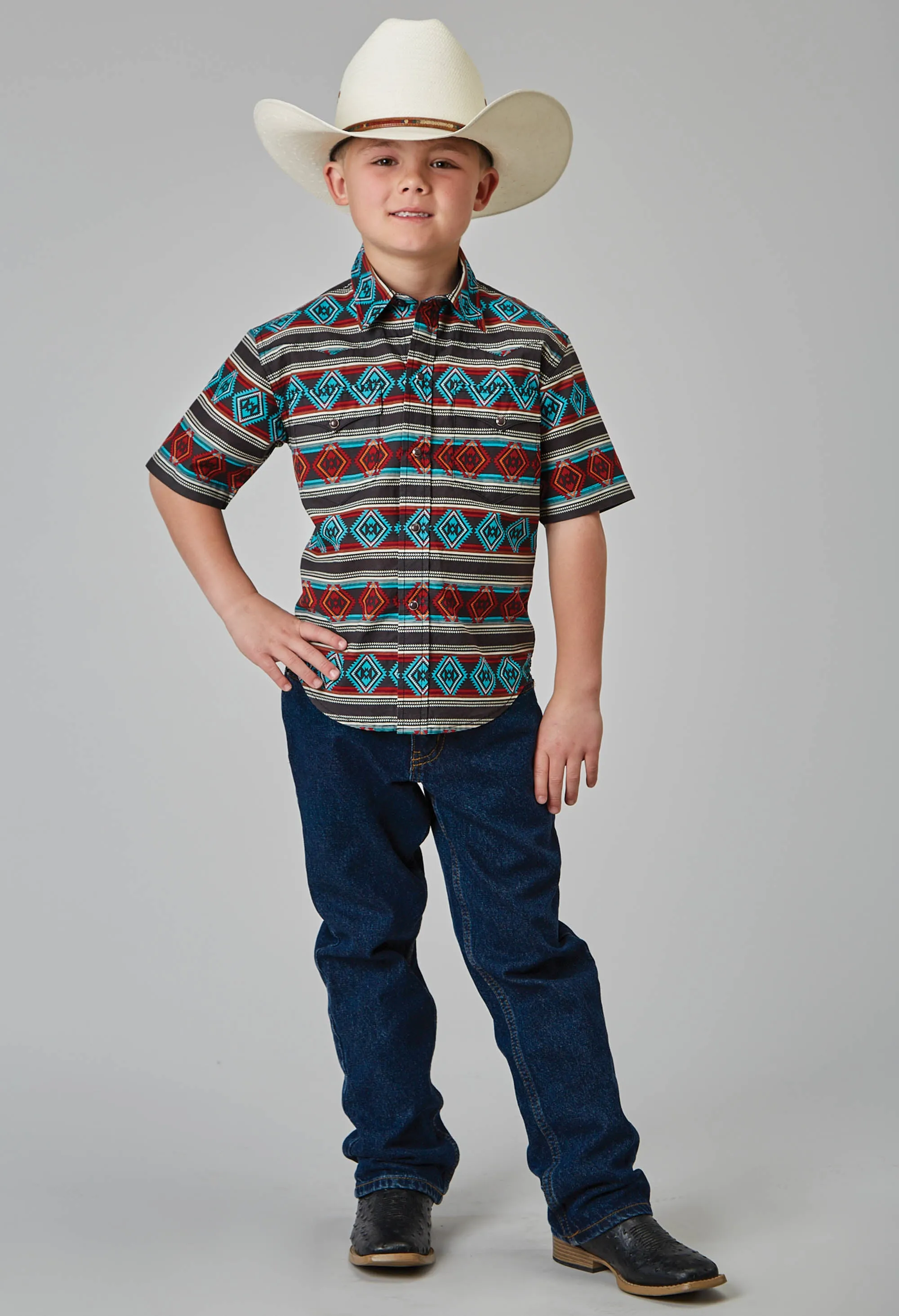 1898 AZTEC STRIPE PRINT