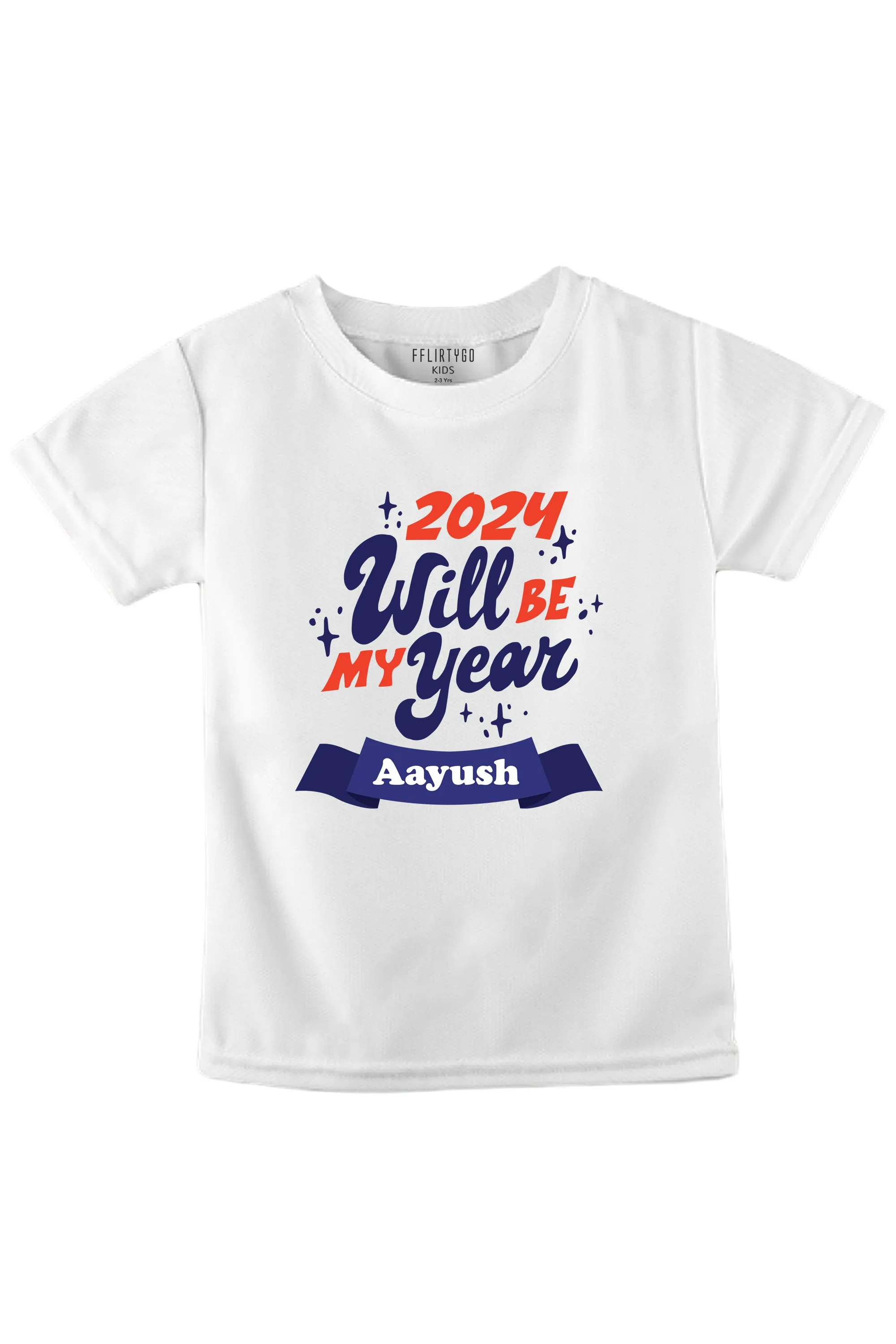 2024 Will Be My Year Kids T Shirt w/ Custom Name