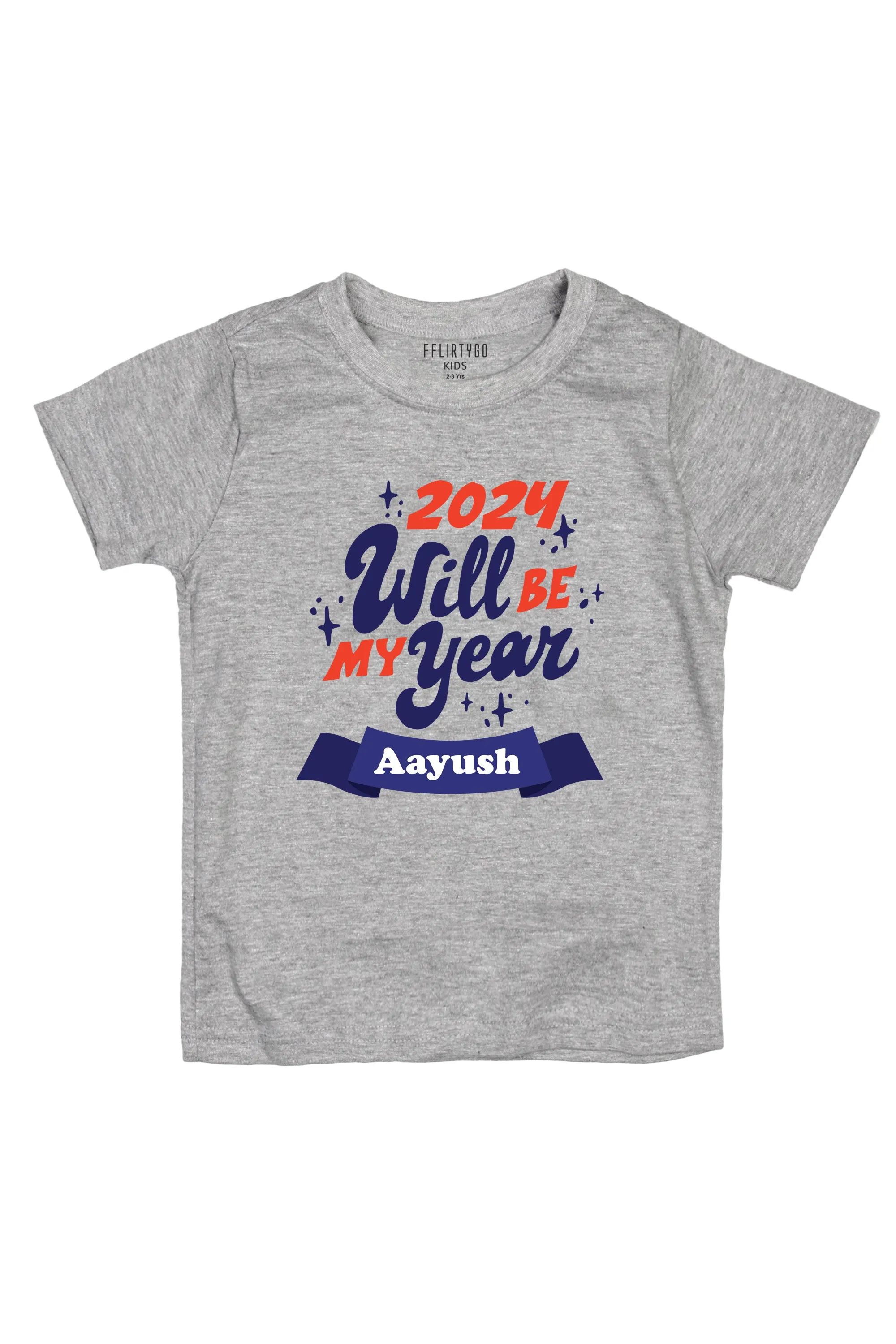 2024 Will Be My Year Kids T Shirt w/ Custom Name