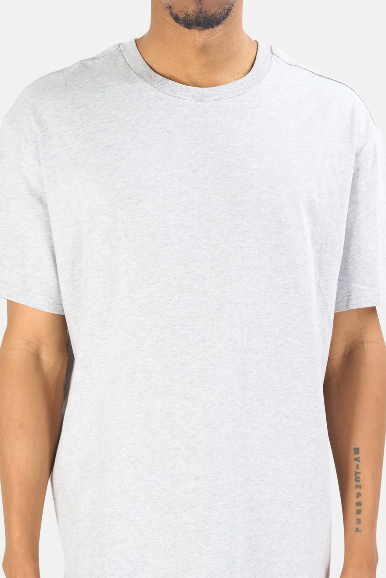 4 X 4 Biggie Tee Grey Marle