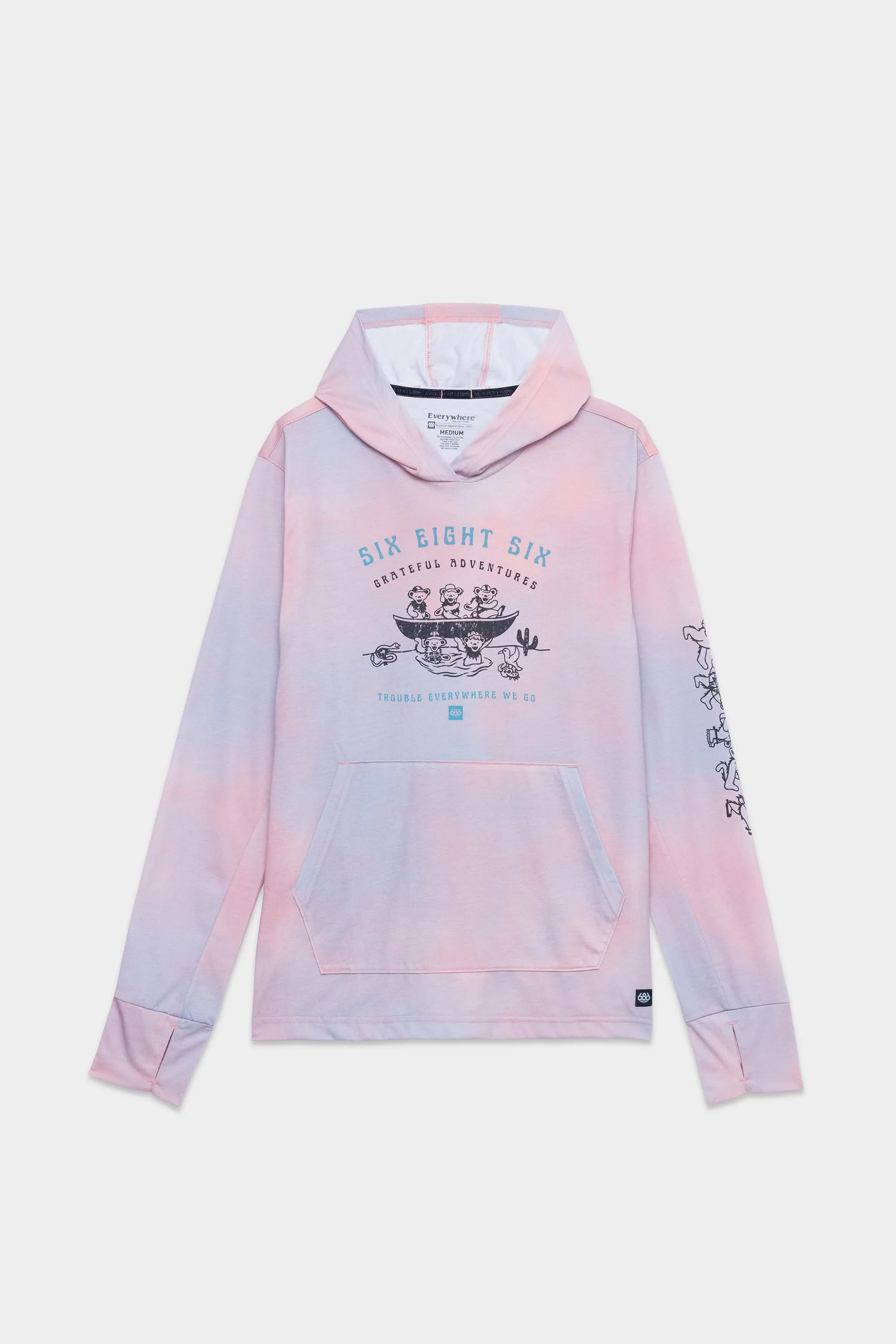 686 Men's Everywhere drirelease® Long Sleeve Hooded Tech Tee