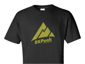 8KPeak Yellow Logo T-Shirt