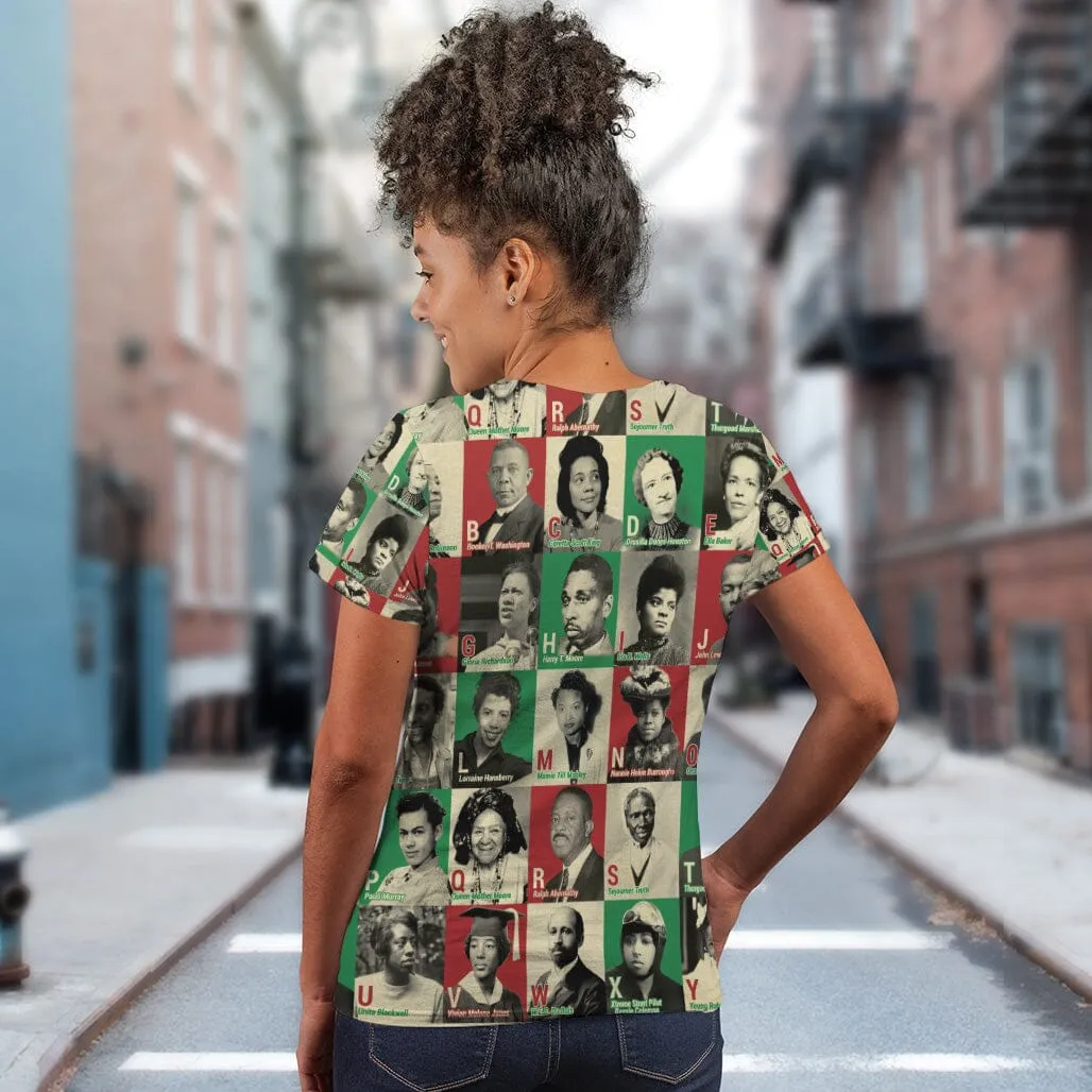 A To Z Of Black Heroes T-shirt