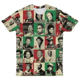 A To Z Of Black Heroes T-shirt