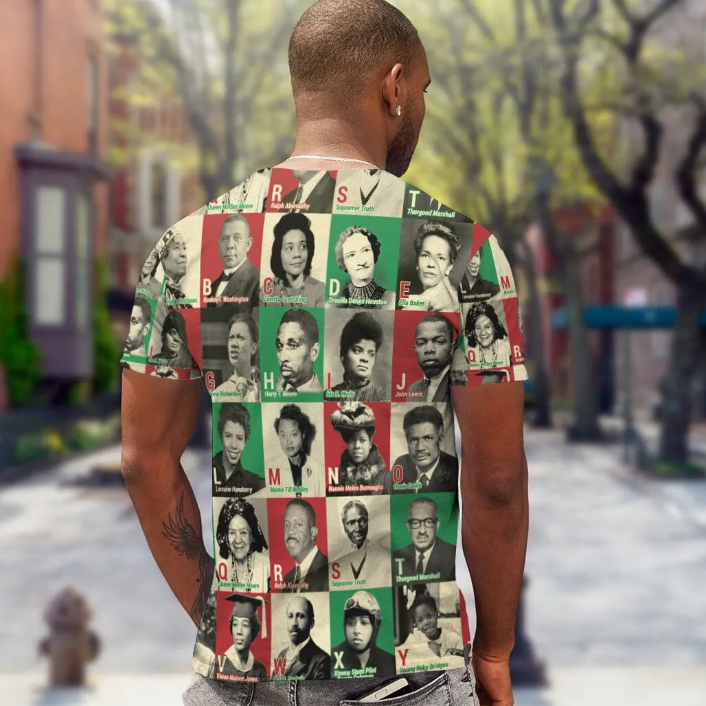 A To Z Of Black Heroes T-shirt
