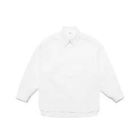 ADD Cutout Stitch Avantgarde Shirt White
