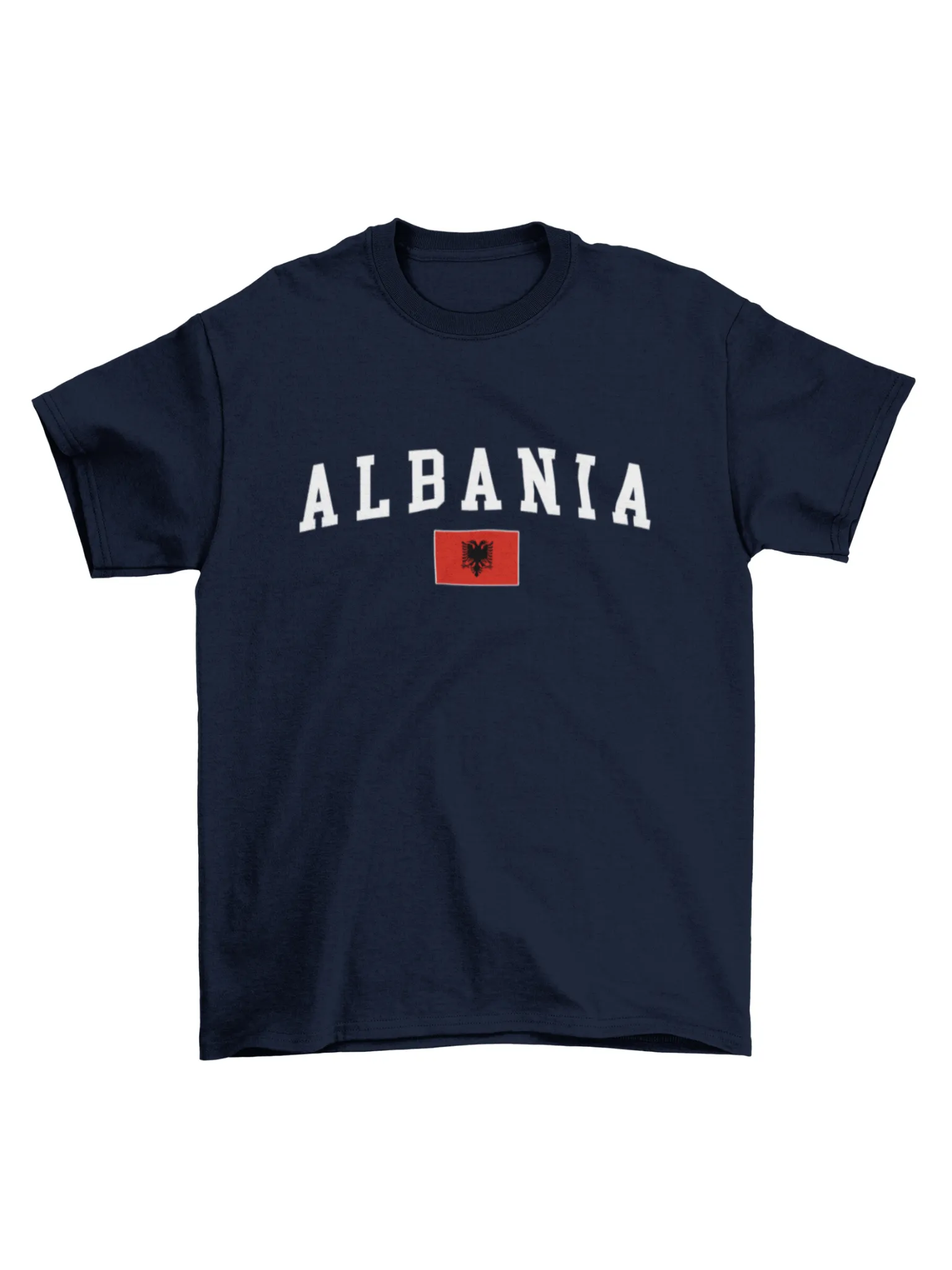 ALBANIA, BABY TEE - NAVY