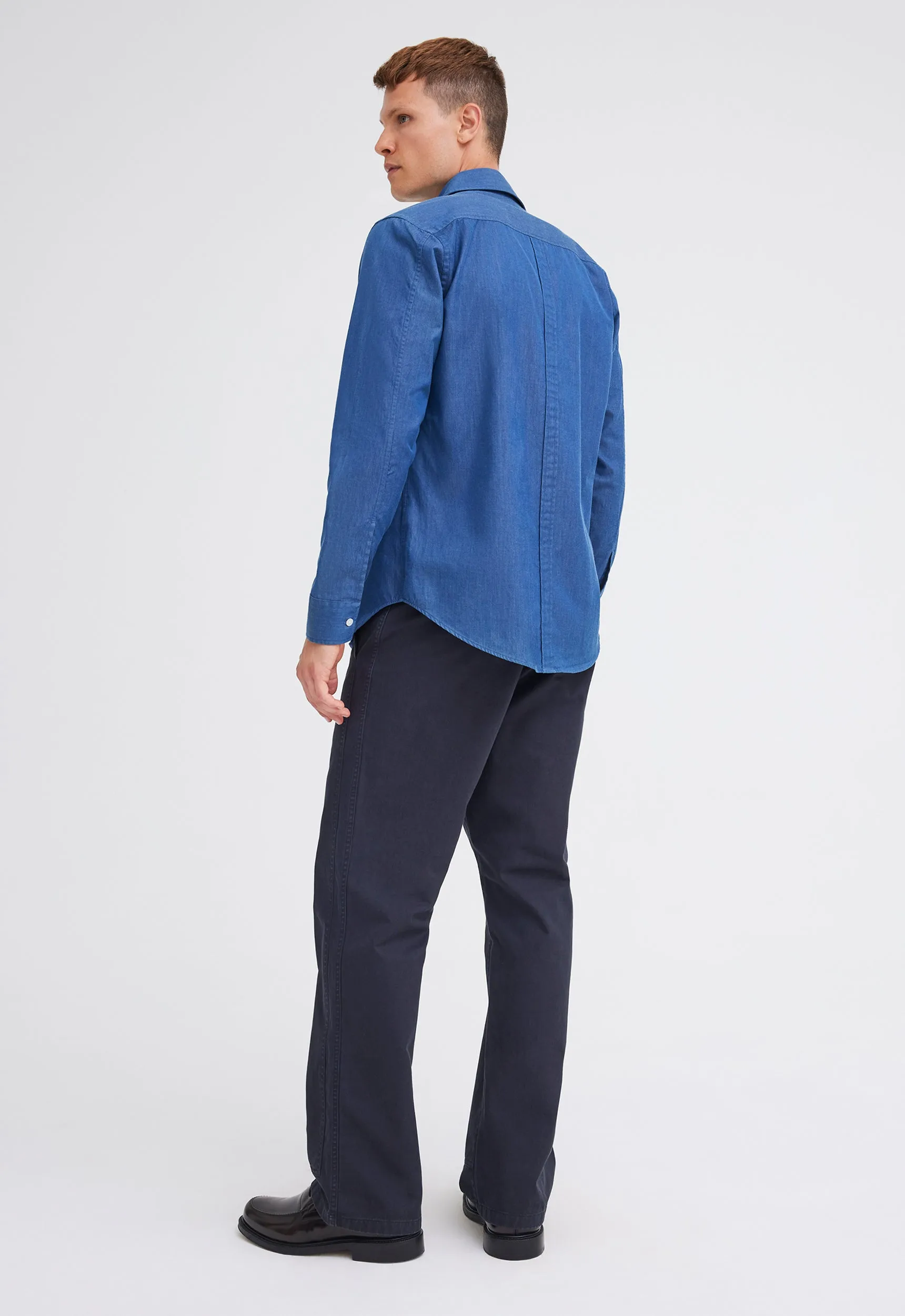 Alwyn Denim Shirt - Prussian Blue