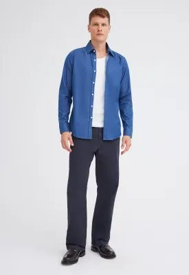 Alwyn Denim Shirt - Prussian Blue