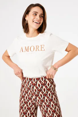 Amore Tee (Bone)