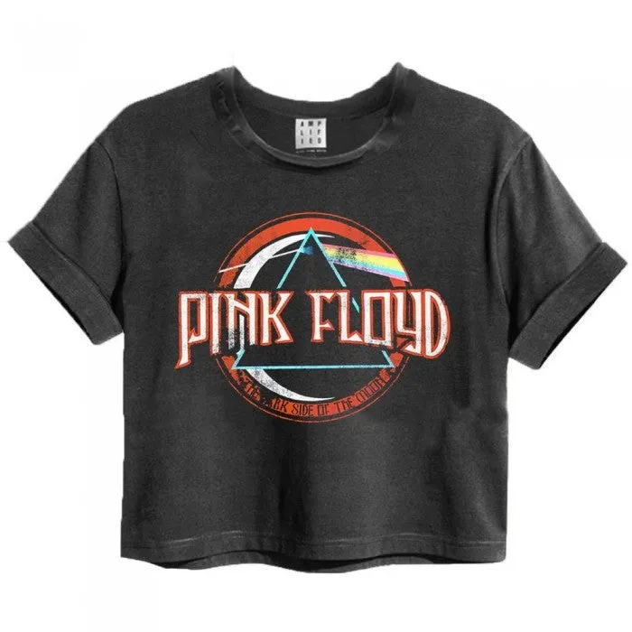 Amplified Womens/Ladies Pink Floyd On The Run Cropped T-Shirt
