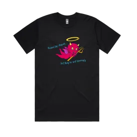 Amyl and the Sniffers / Guided by Angels Black T-Shirt