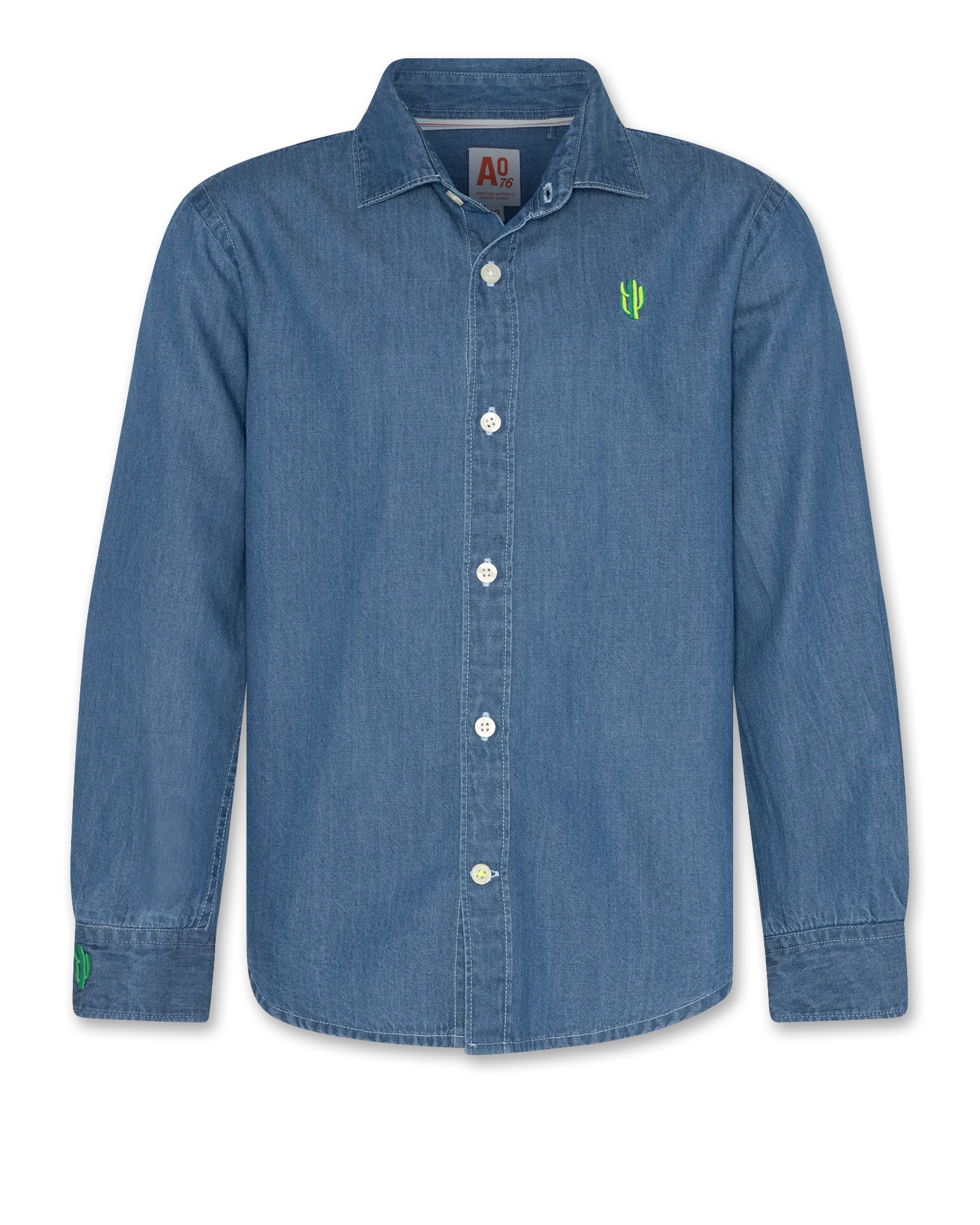 AO76 BLUE DENIM BLOUSE [FINAL SALE]