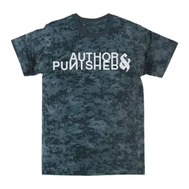 Author & Punisher "Classic Logo" Midnight Digi Camo T-Shirt