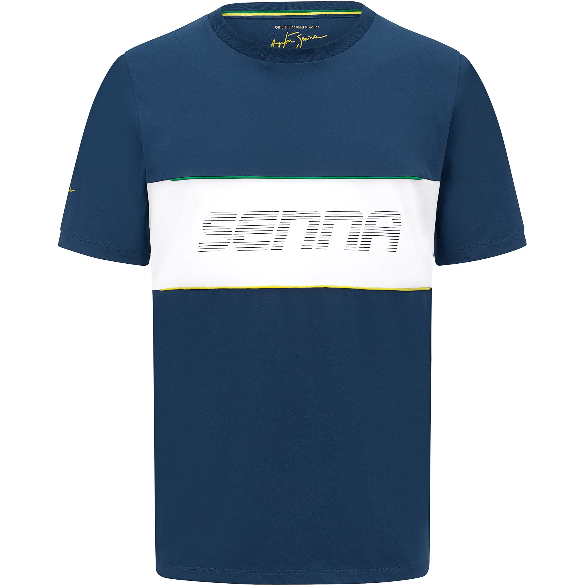 Vintage Ayrton Senna Racing Commemorative T-Shirt for Motorsport Fans