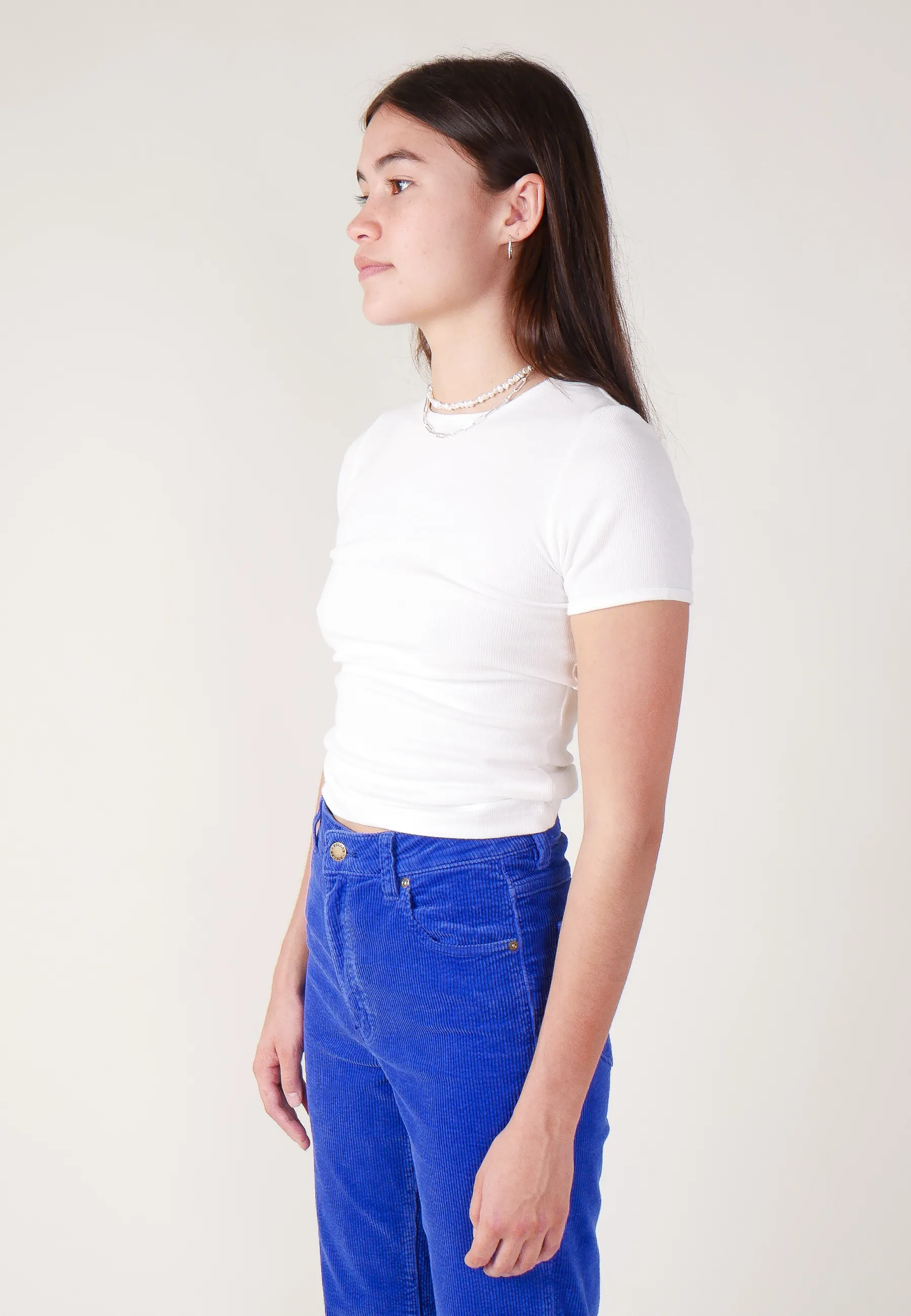 Baby Rib T-Shirt - White