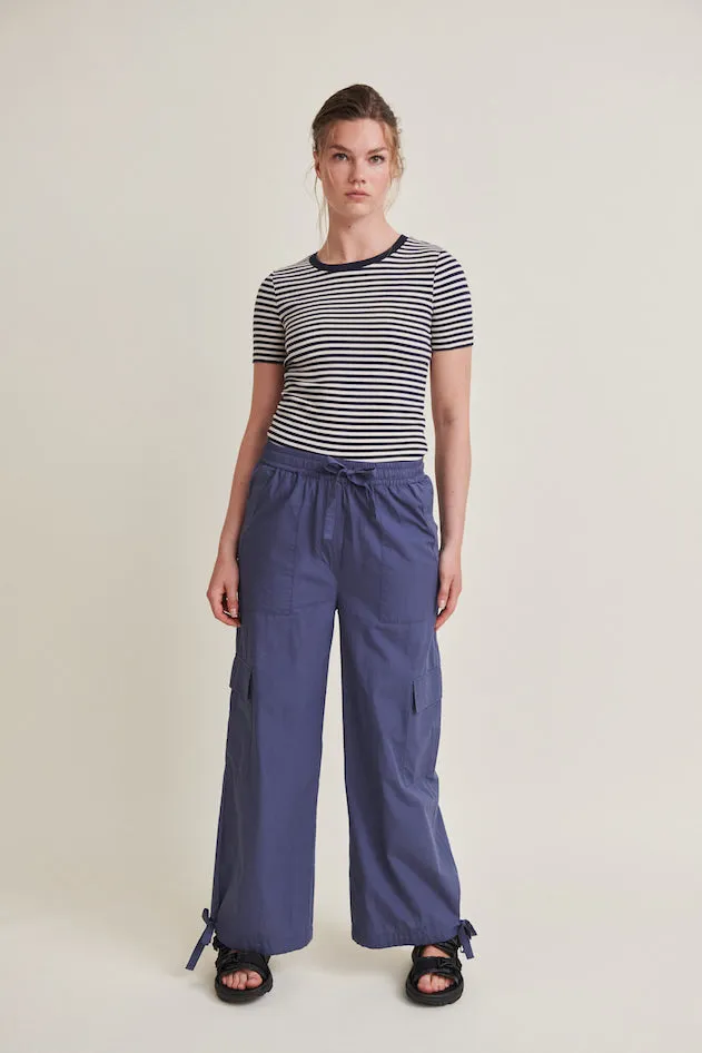 BASIC APPAREL Ludmilla O-neck T-shirt birch navy women