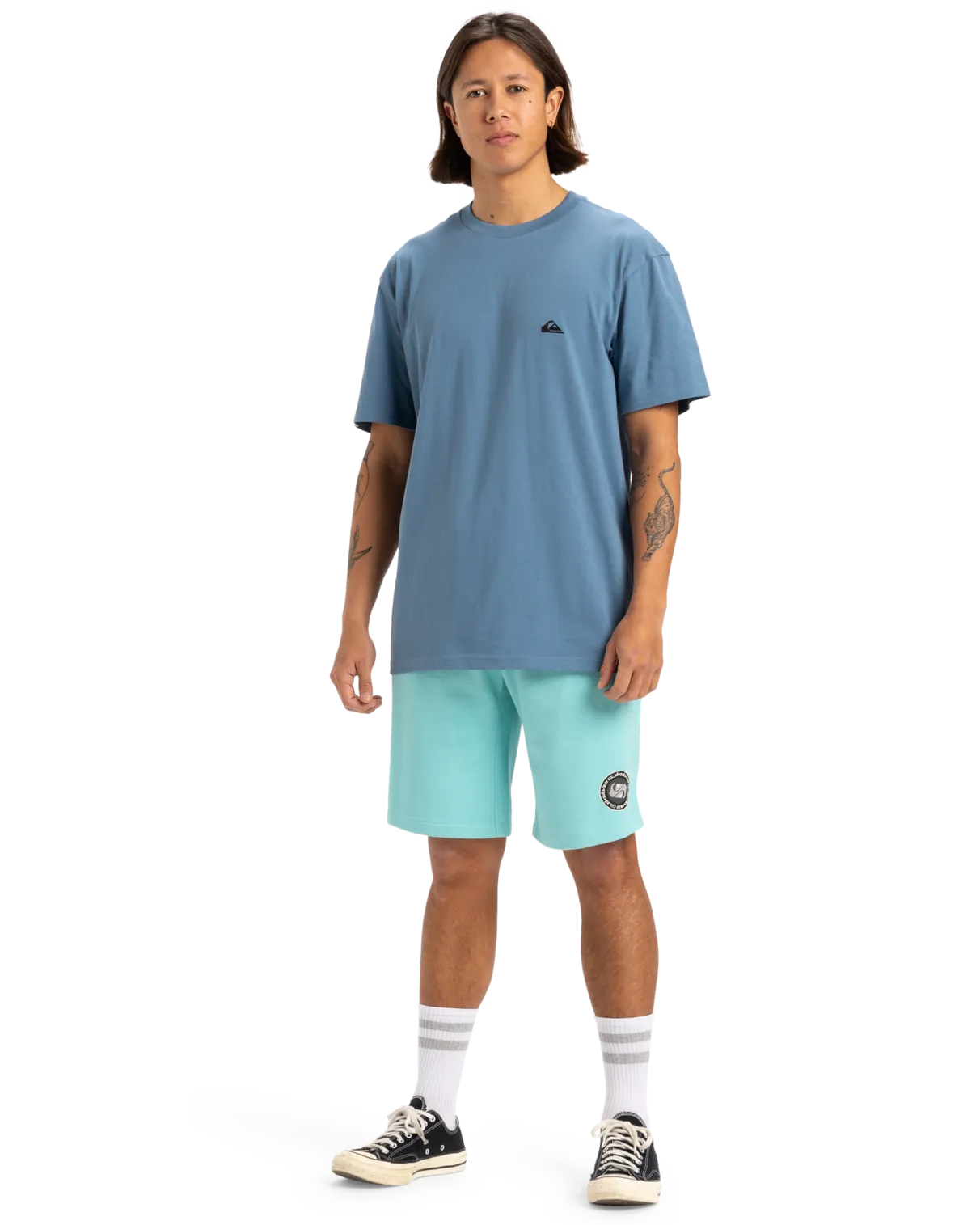 Basic T-Shirt in Coronet Blue
