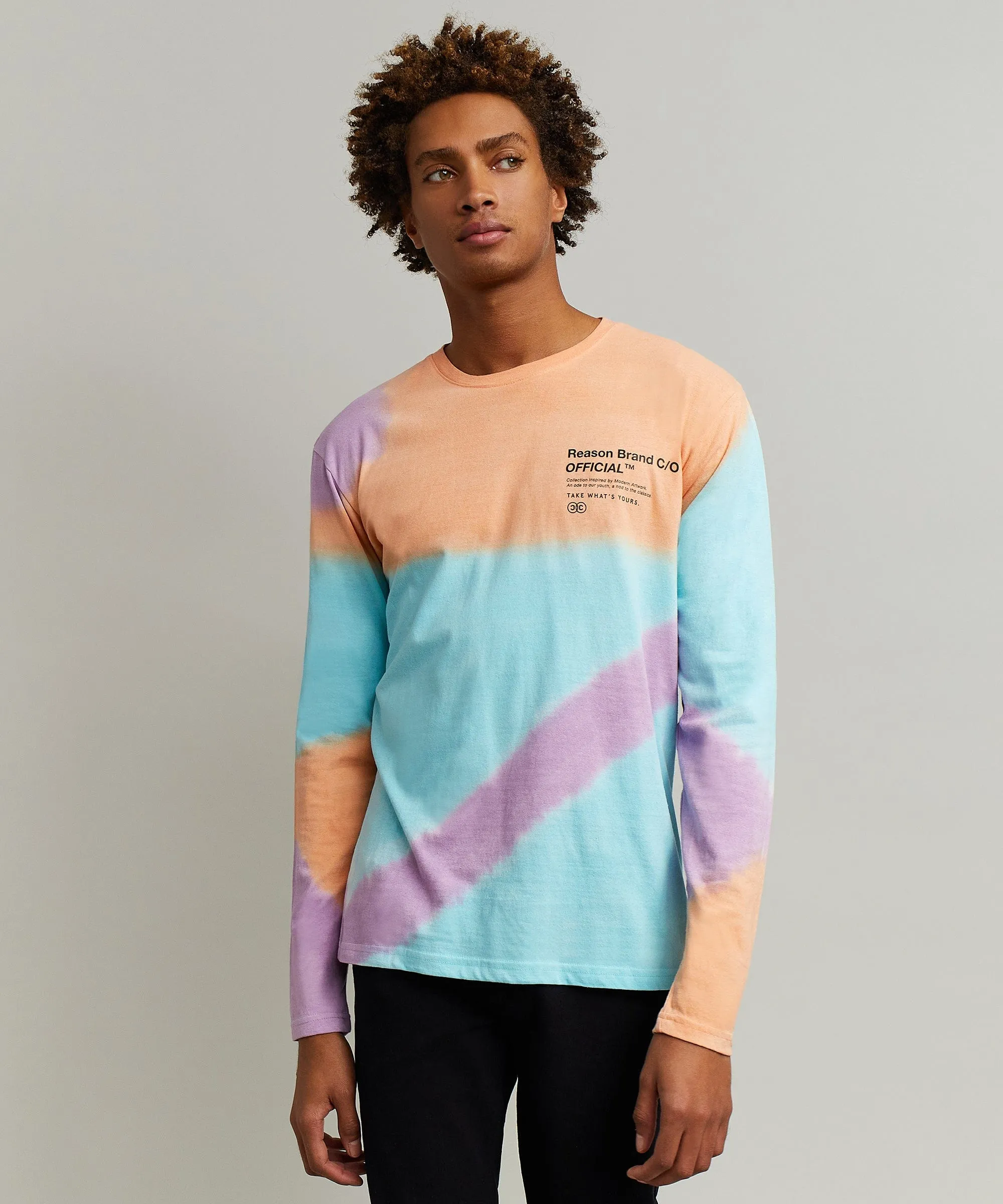 Baxter Tie Dye Pastel Long Sleeve Tee