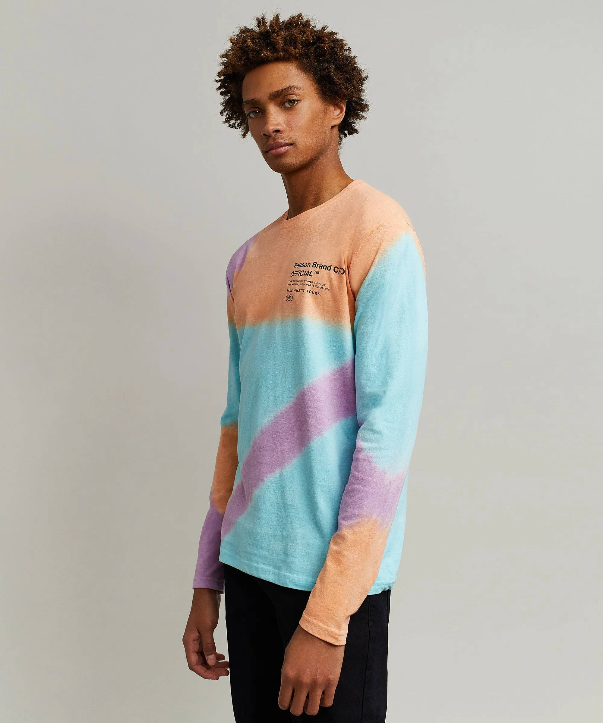 Baxter Tie Dye Pastel Long Sleeve Tee