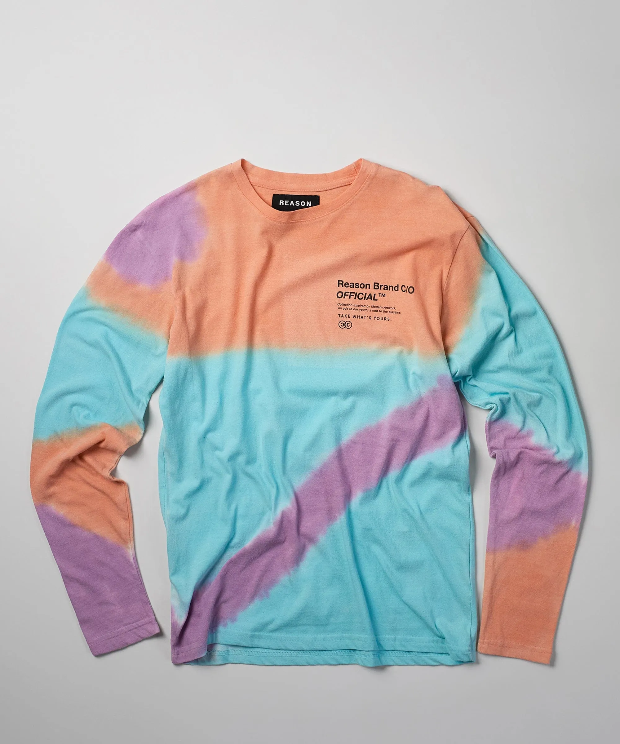 Baxter Tie Dye Pastel Long Sleeve Tee