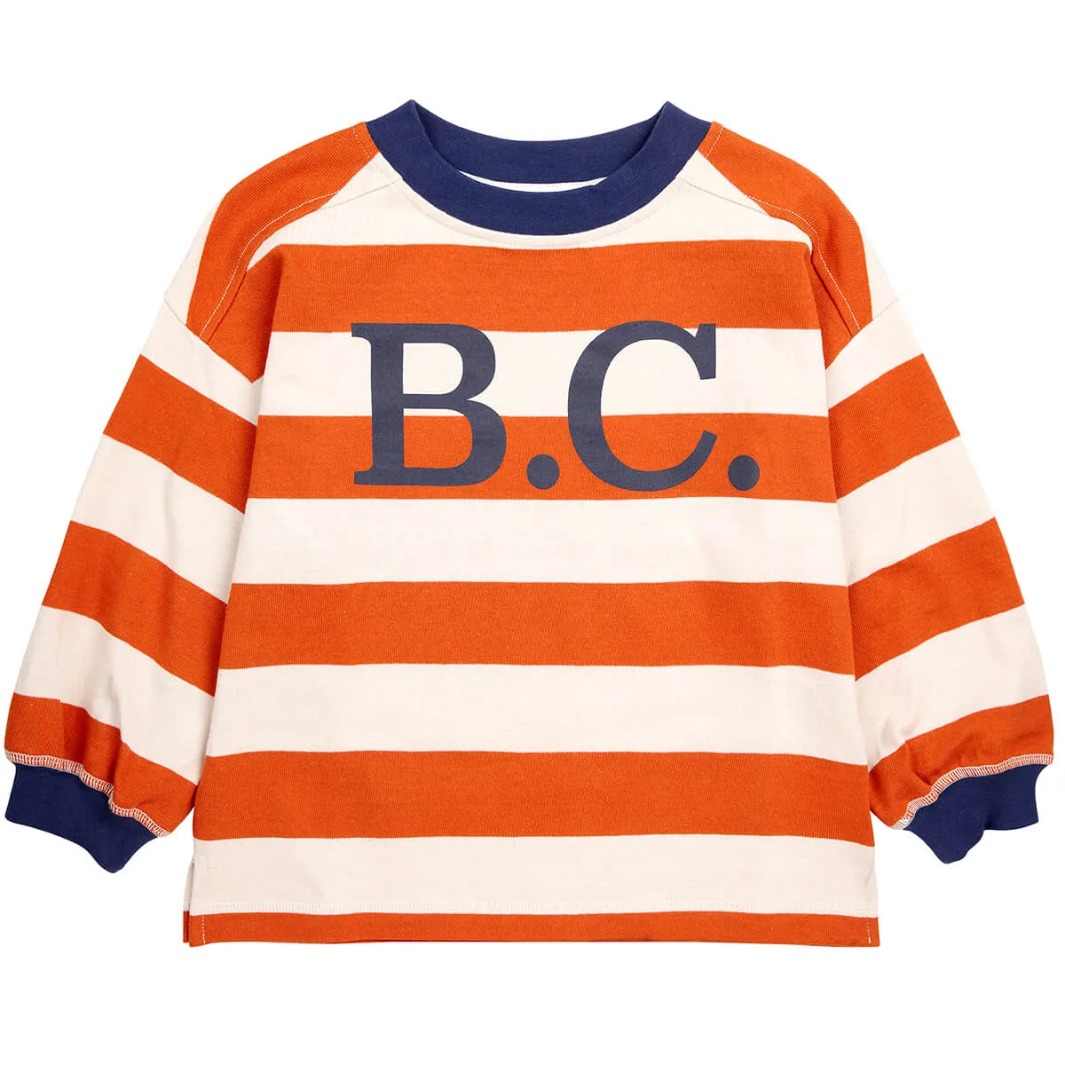 B.C Stripes Long Sleeve T Shirt by Bobo Choses