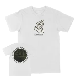Blacklisted “No One: Phonograph” White T-Shirt