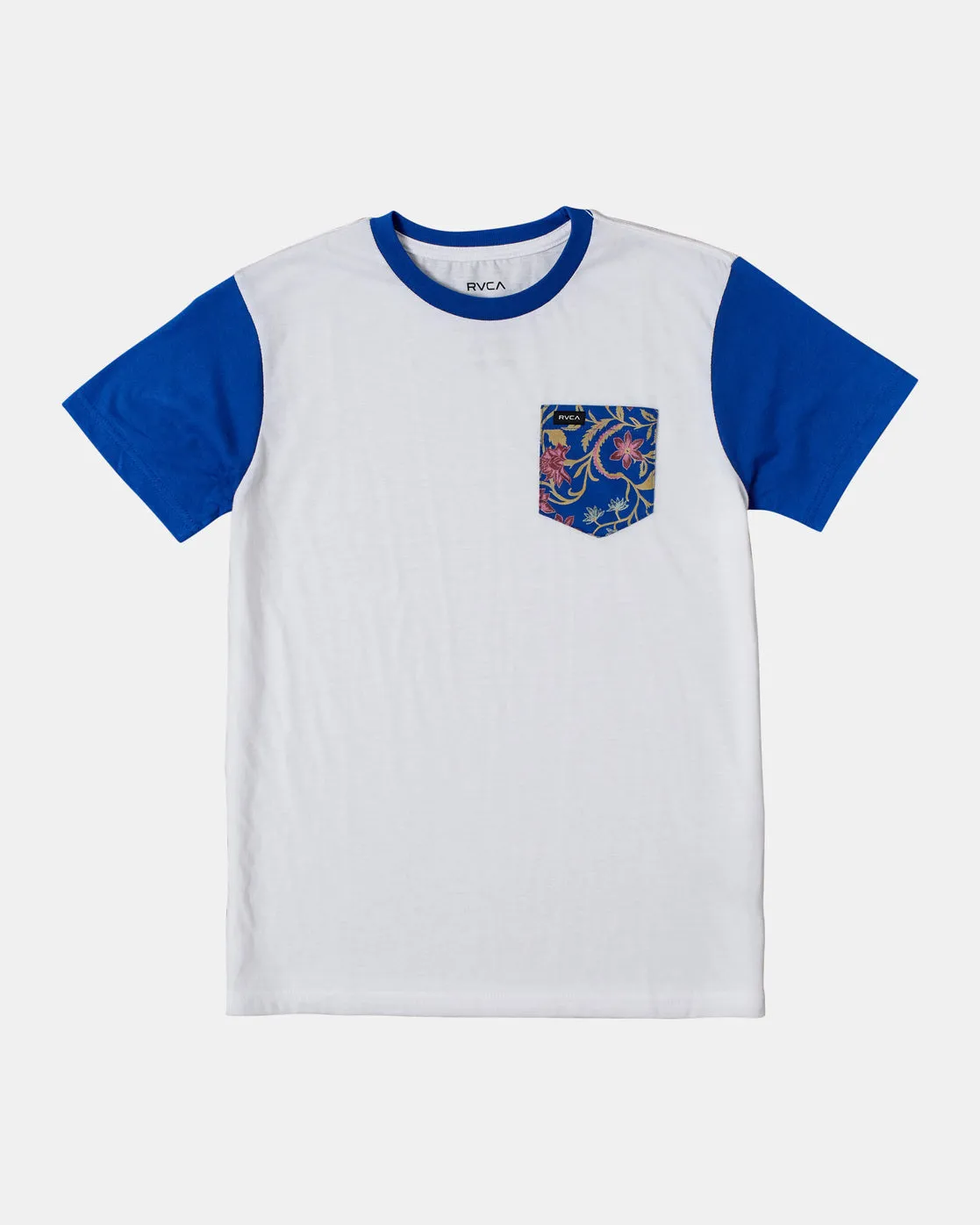 Boys Ollie Color Block Pocket T-Shirt - Blue