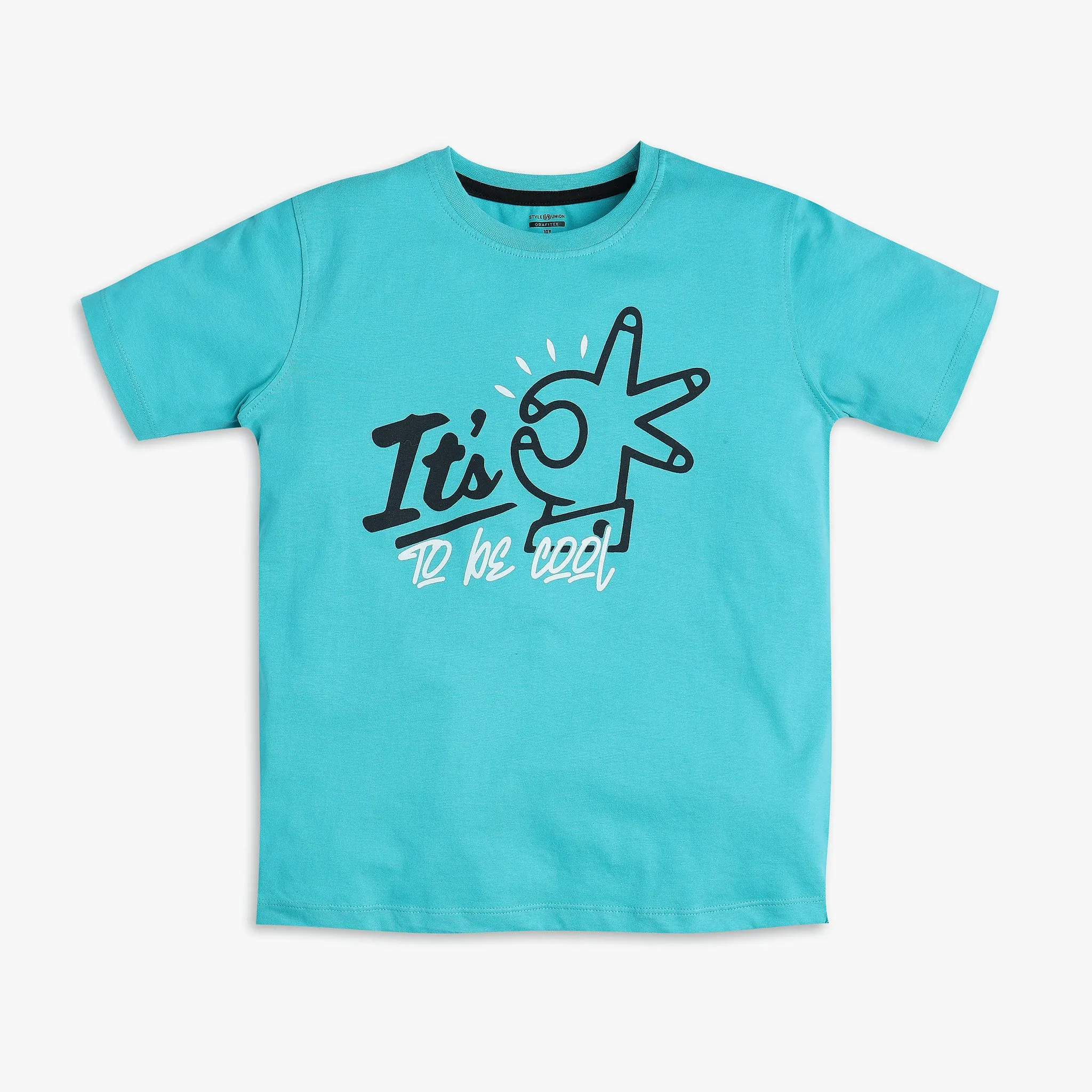 Boys Regular Fit Graphic T-Shirt