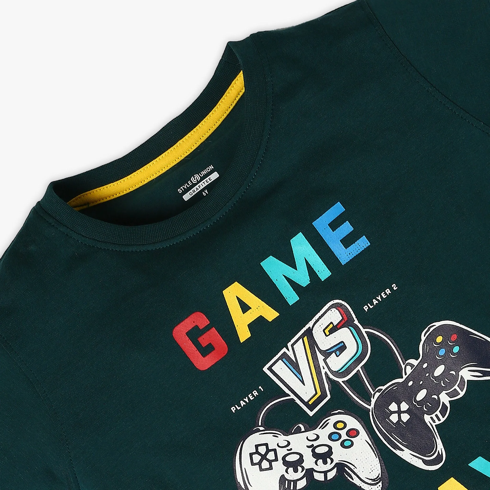 Boy's Regular Fit Graphic T-Shirt