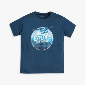 Boys Regular Fit Graphic T-Shirt