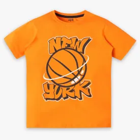 Boys Regular Fit Graphic T-Shirt