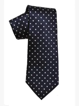 Boy's Tie 12106 Navy/White