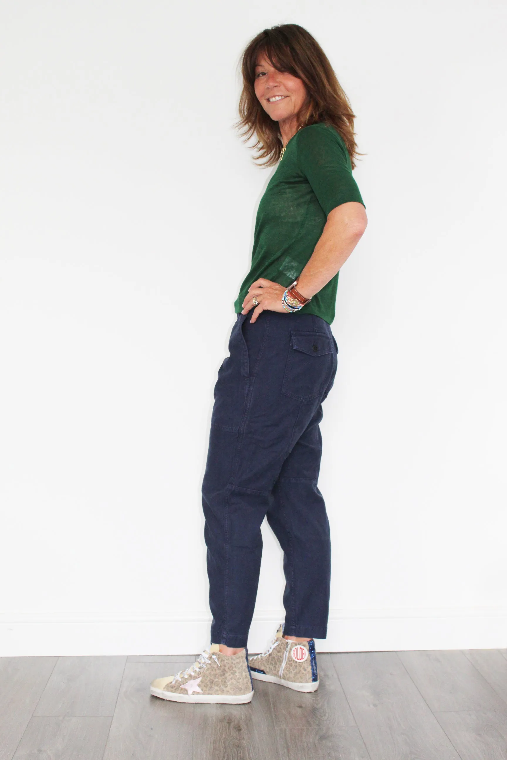 BR Seas12 Linen T-shirt in Eden