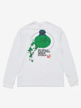 Brain Dead Permit Everything Longsleeve T-Shirt - White