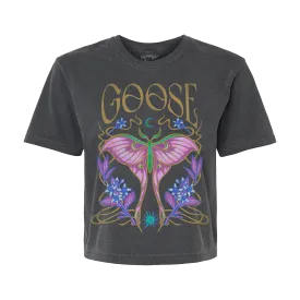 Butterfly Ladies Crop T-Shirt