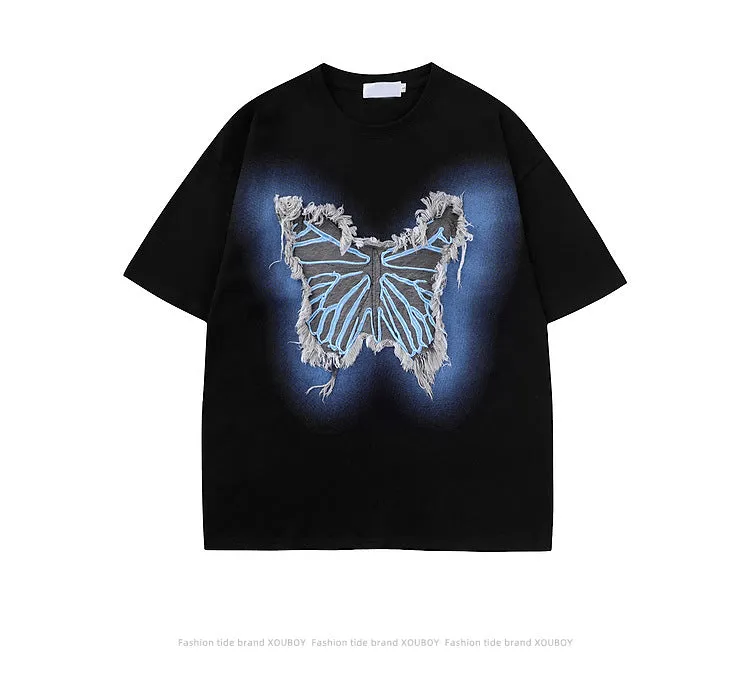 Butterfly | Patch Y2K Graphic T Shirt
