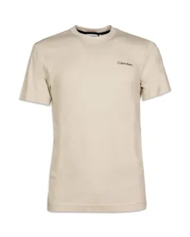 Calvin Klein Cassic Interlock Tee Uomo Beige