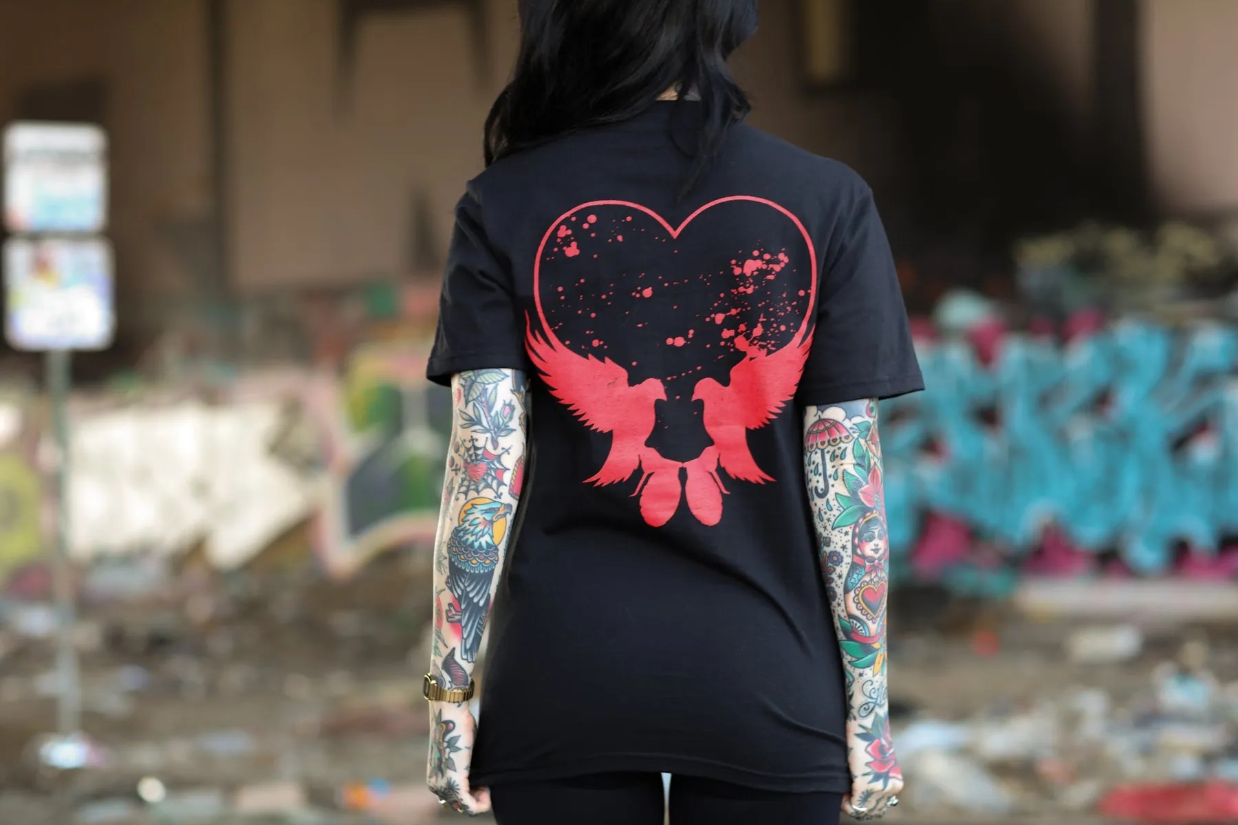 Candy Hearts Tee (Black)
