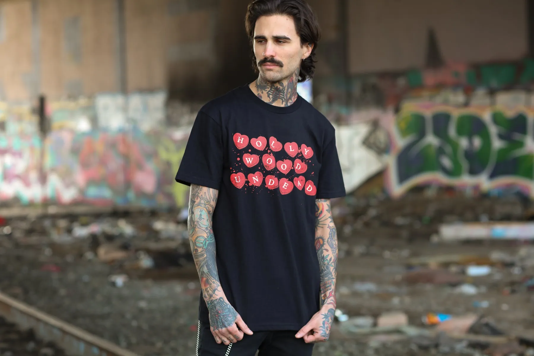 Candy Hearts Tee (Black)