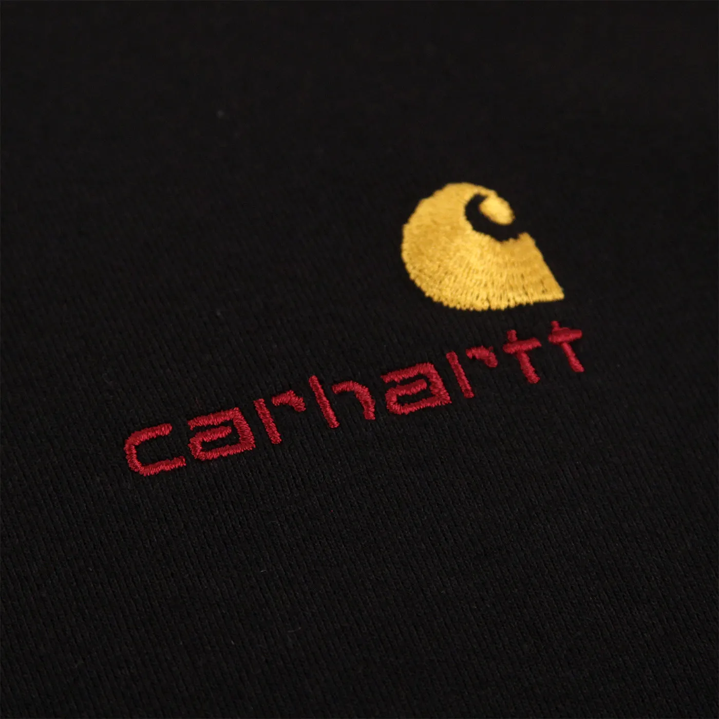 Carhartt WIP American Script T Shirt - Black