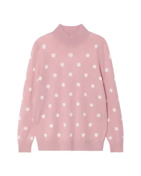 Cashmere Dot Long Sleeve Top