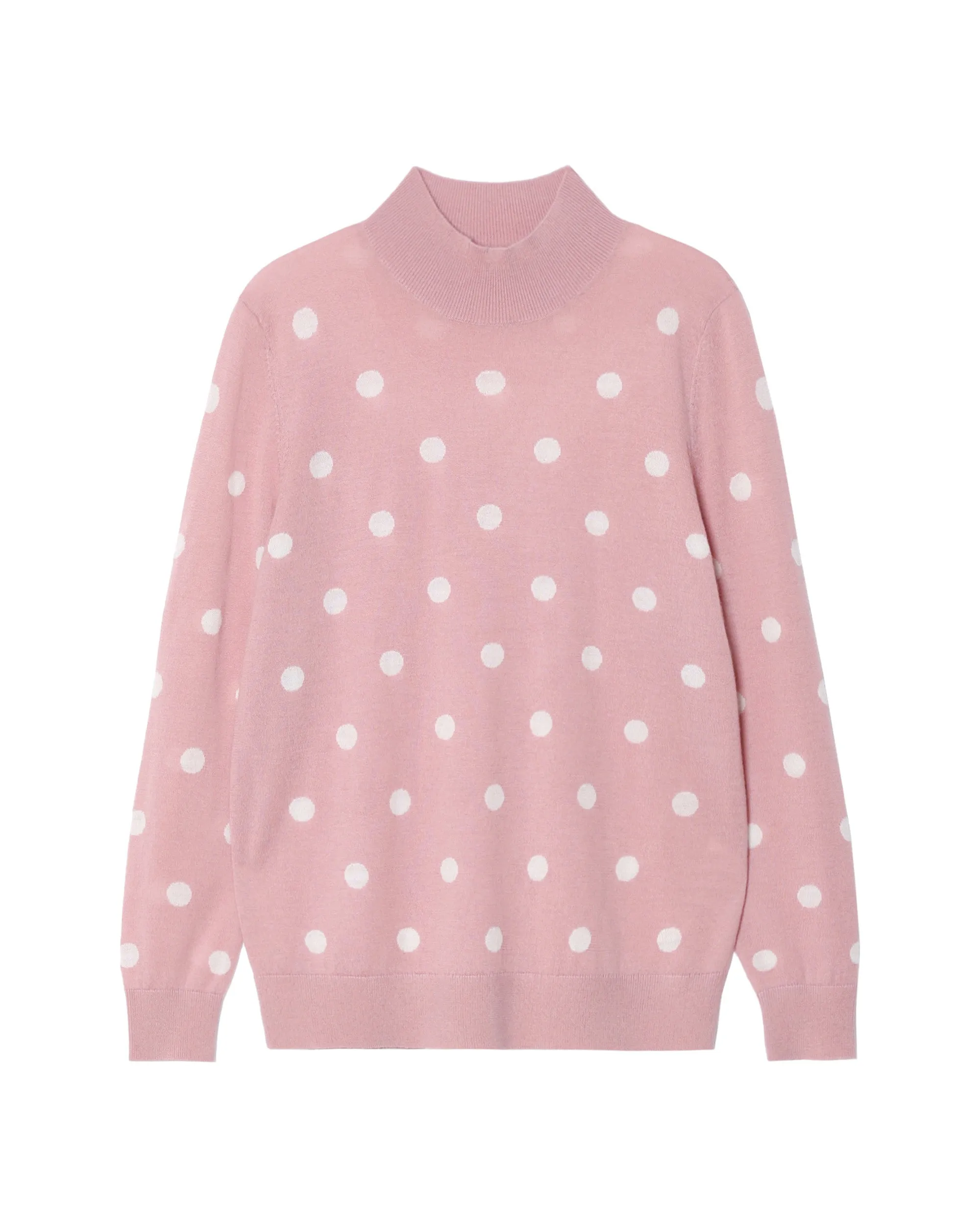 Cashmere Dot Long Sleeve Top