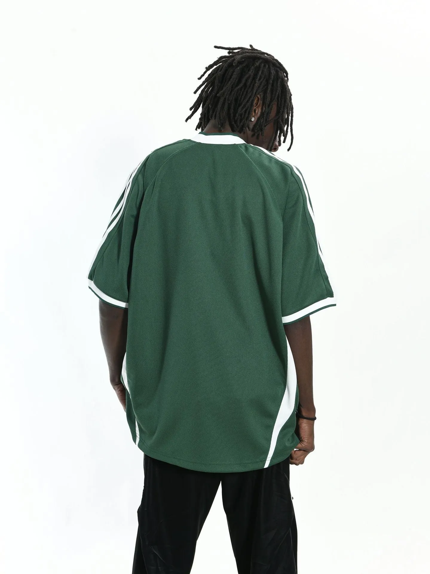 Color Block | Oversized Sports Jersey T-Shirt
