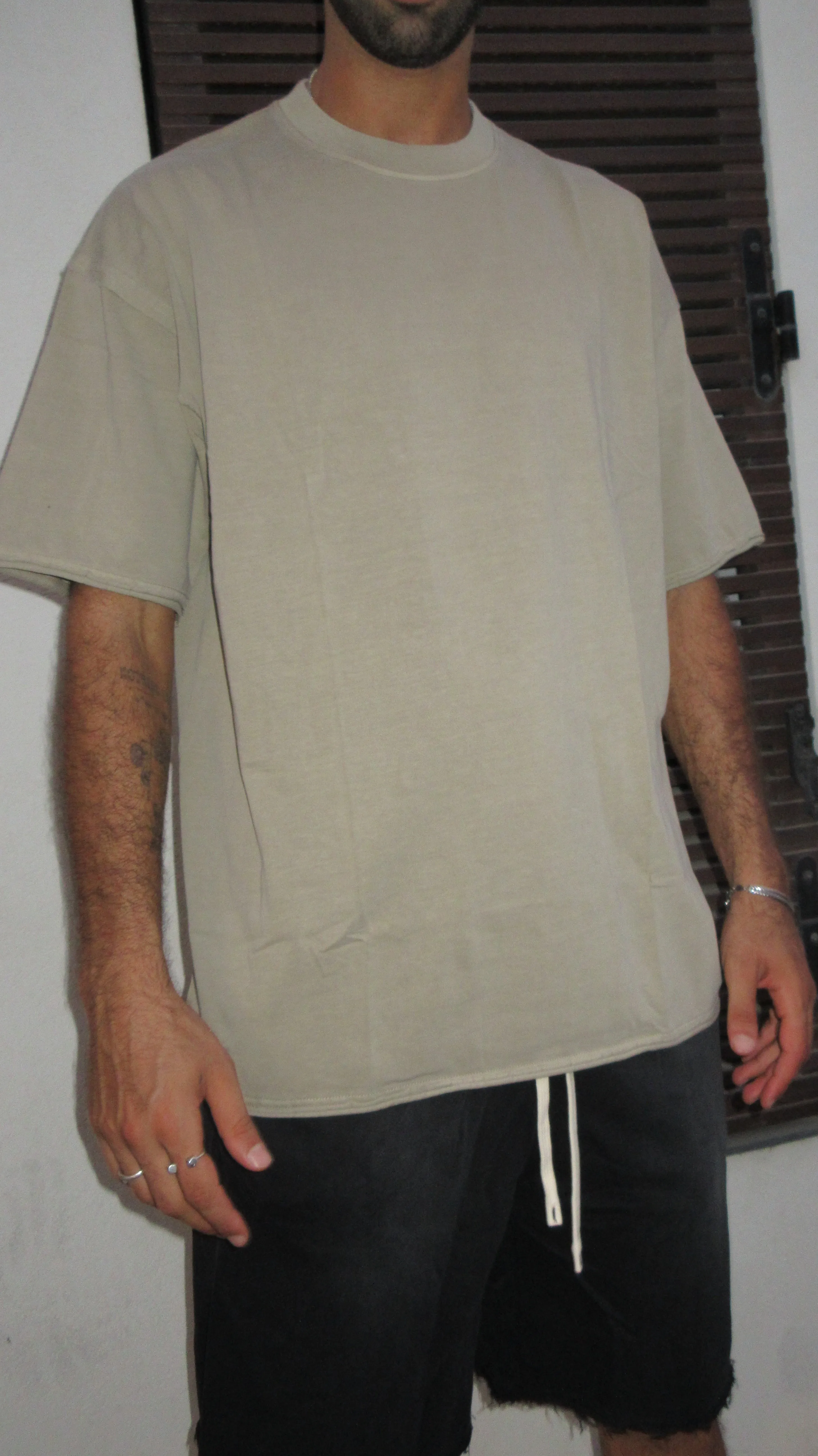 COTTON SHIRT - BEIGE