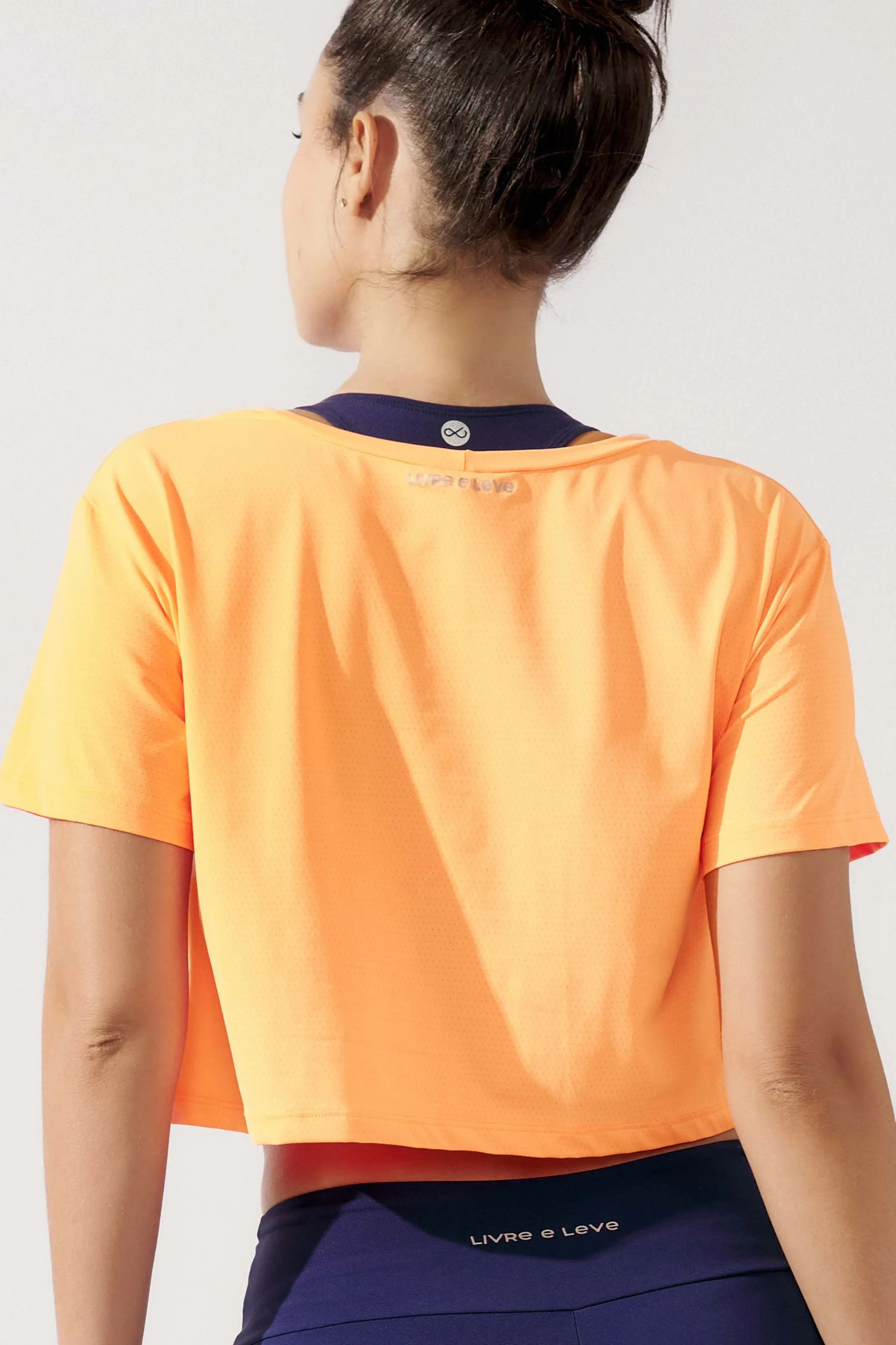 Cropped T-Shirt de Poliamida Crush