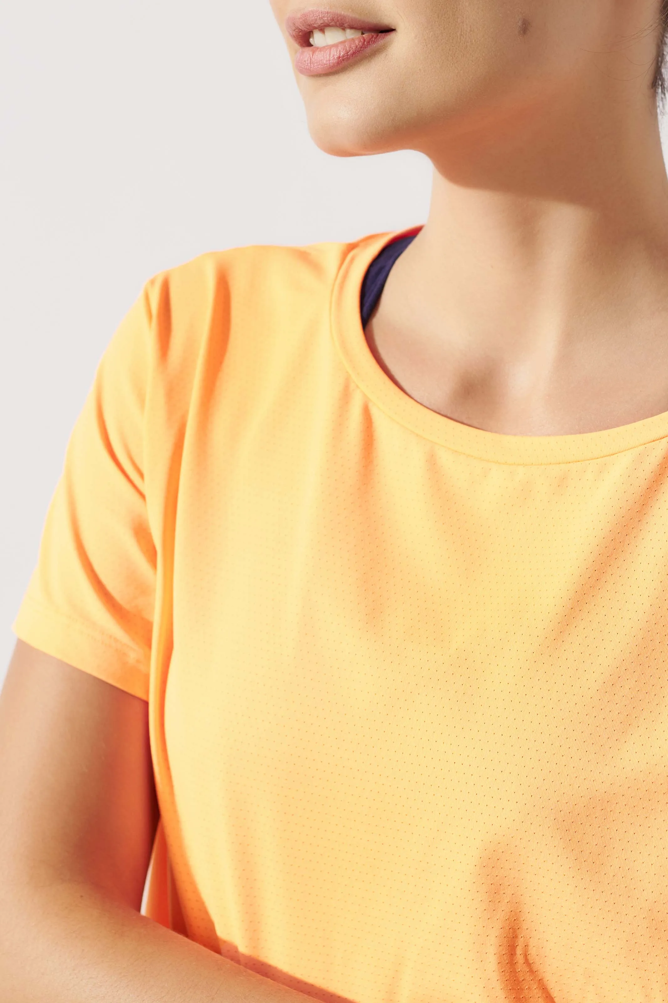Cropped T-Shirt de Poliamida Crush