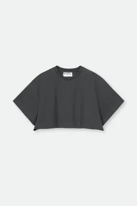 Cropped T-Shirt Sue (Anthrazit)