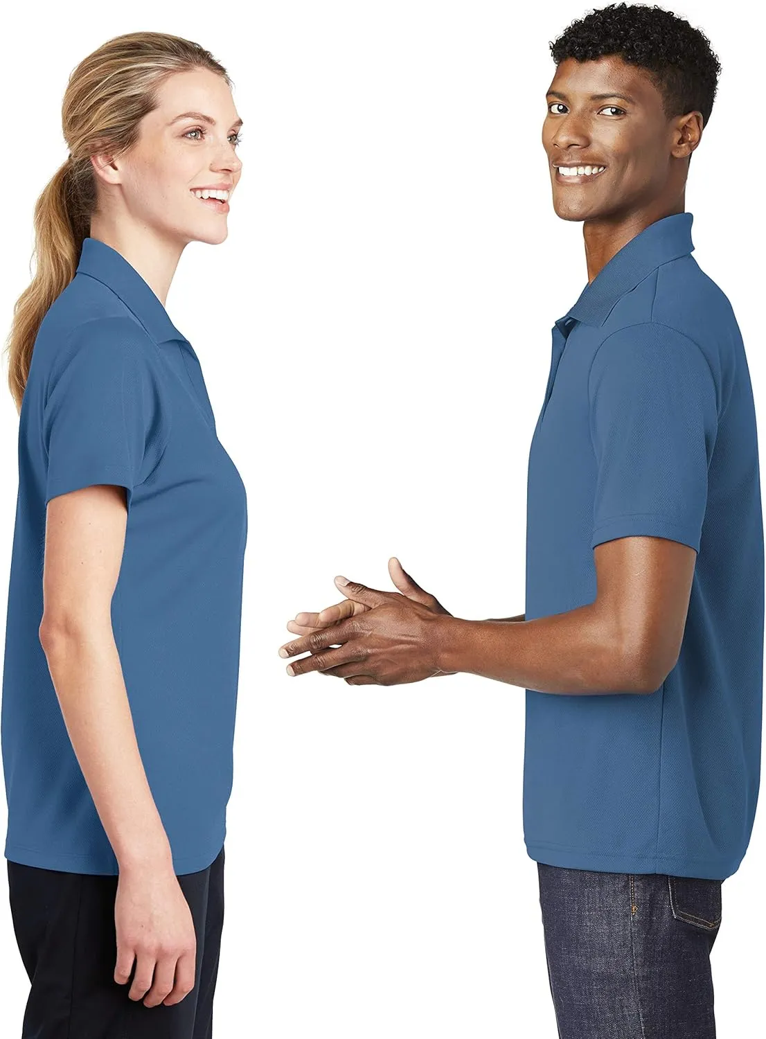 Custom Embroidered Polo Shirts for Women & Men, 5 or 10 Pack - Add Your Logo - Personalized Embroidery Polo Tees