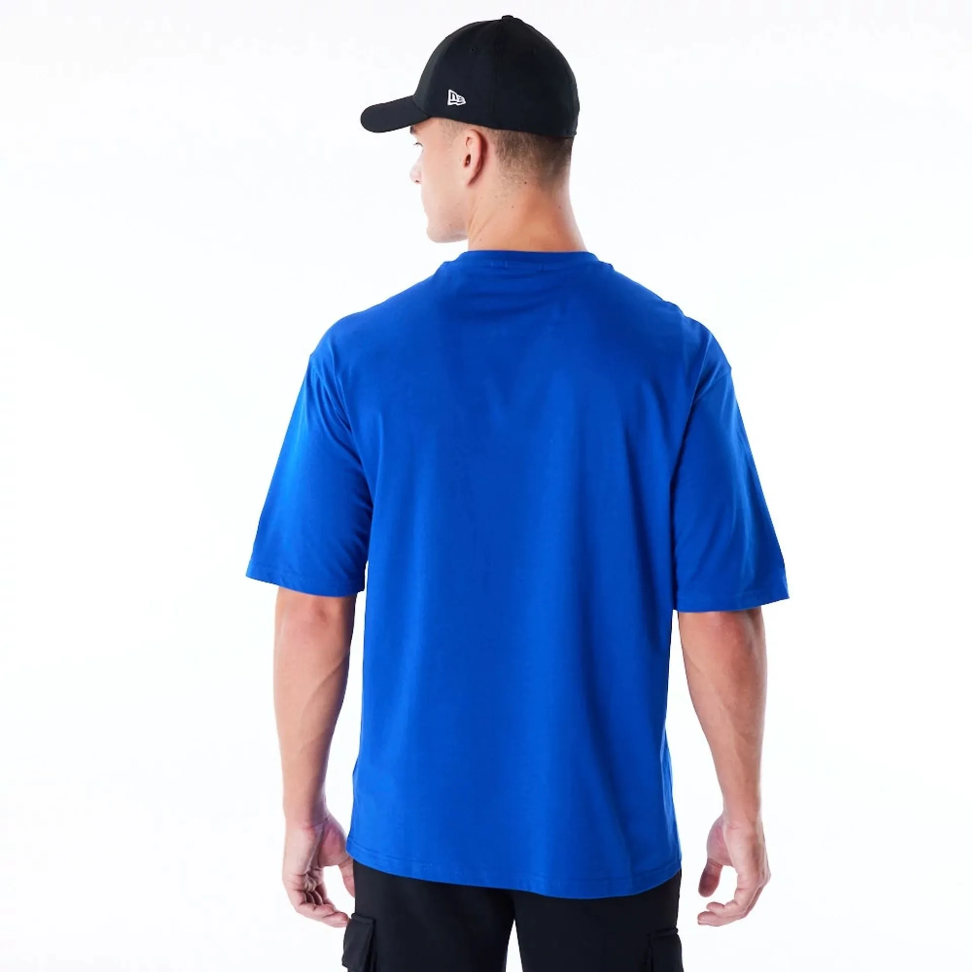 Denver Nuggets NBA Script Blue Oversized T-Shirt